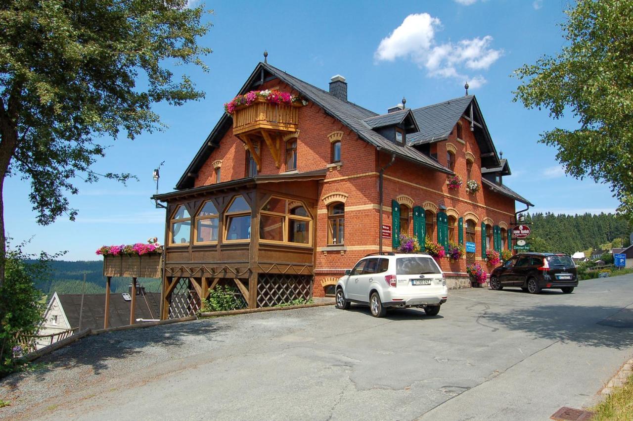 Berggasthaus & Pension Schoene Aussicht คลินเงนธาล ภายนอก รูปภาพ