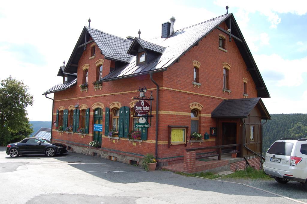 Berggasthaus & Pension Schoene Aussicht คลินเงนธาล ภายนอก รูปภาพ